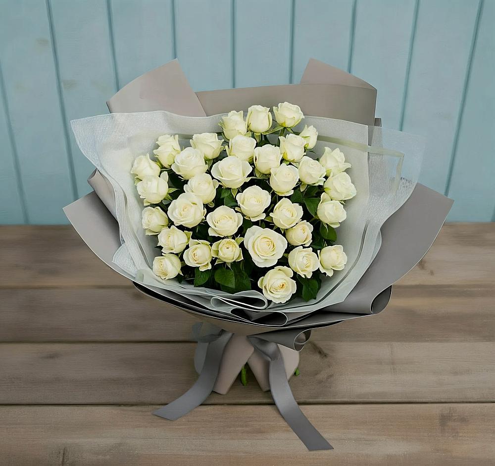 Букет Белоснежная нежность в Соколе Вологодской области