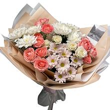 Букет цветов из:  Розы и Хризантемы #REPLACE_PRED# Соколе Вологодской области