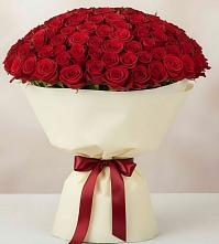 Букет 101 Красная роза Милано в Соколе Вологодской области