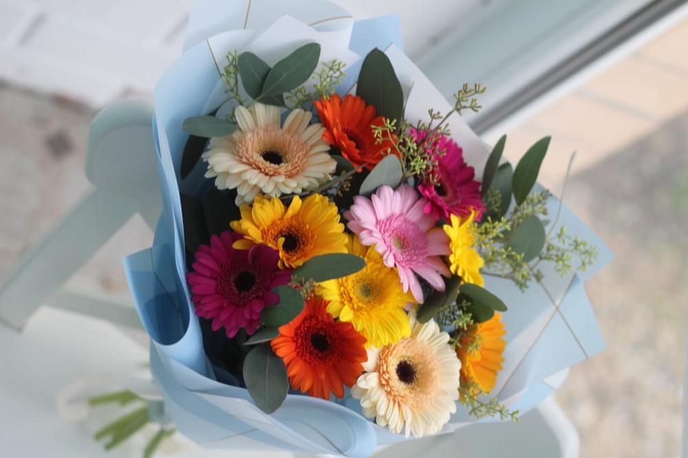 Букет цветов из: Герберы в Соколе Вологодской области