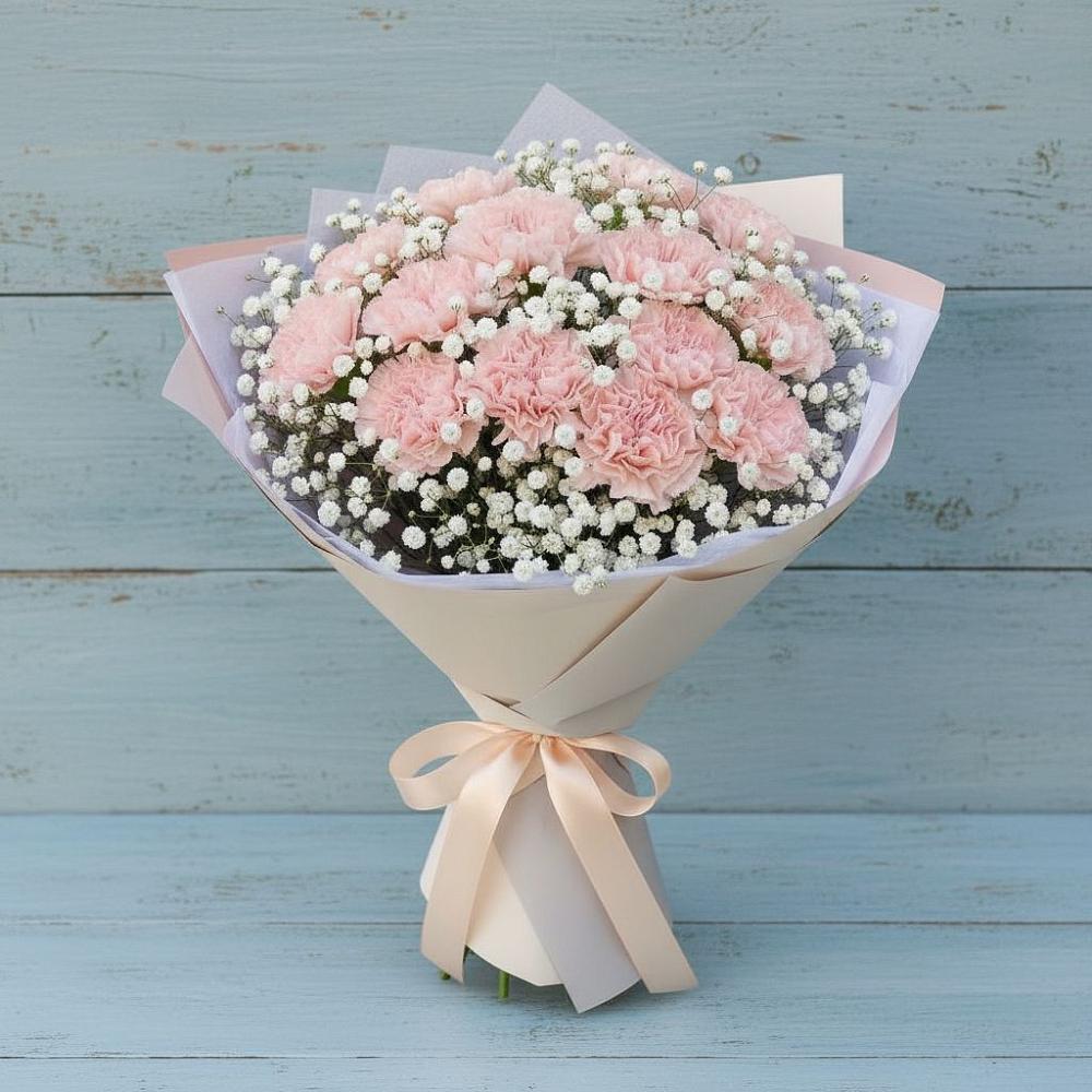 Букет цветов из: Гвоздики в Соколе Вологодской области