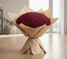 Букет 101 Красная роза в Соколе Вологодской области