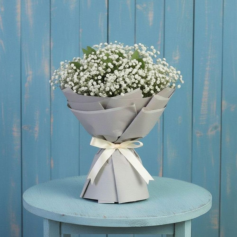 Букет цветов из: Гипсофила в Соколе Вологодской области