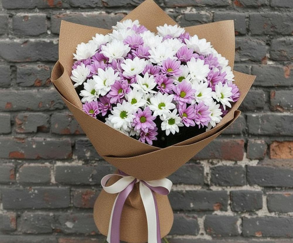 Букет цветов из: Хризантемы в Соколе Вологодской области