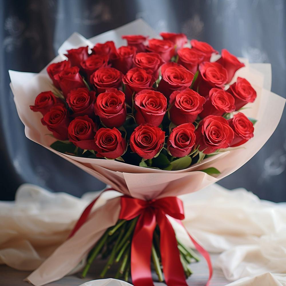 Букет 31 Красная роз Эдлесс Лав в Соколе Вологодской области