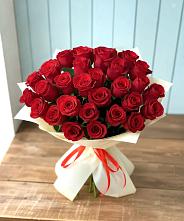 Букет 29 Красных роз в Соколе Вологодской области