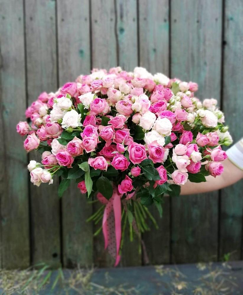 Букет Розовые кустовые розы Натали и Лав Лидия в Соколе Вологодской области