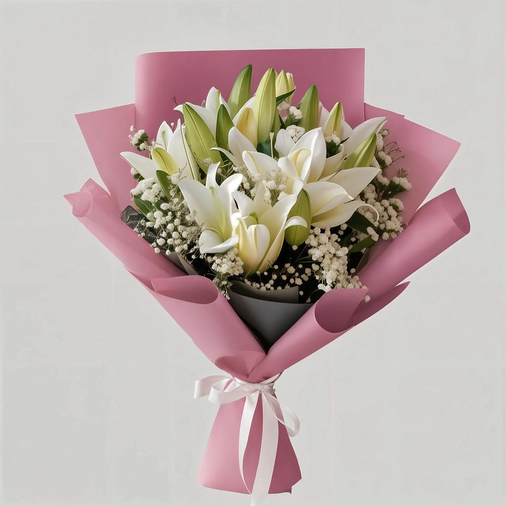 Букет цветов из: Лилии в Соколе Вологодской области