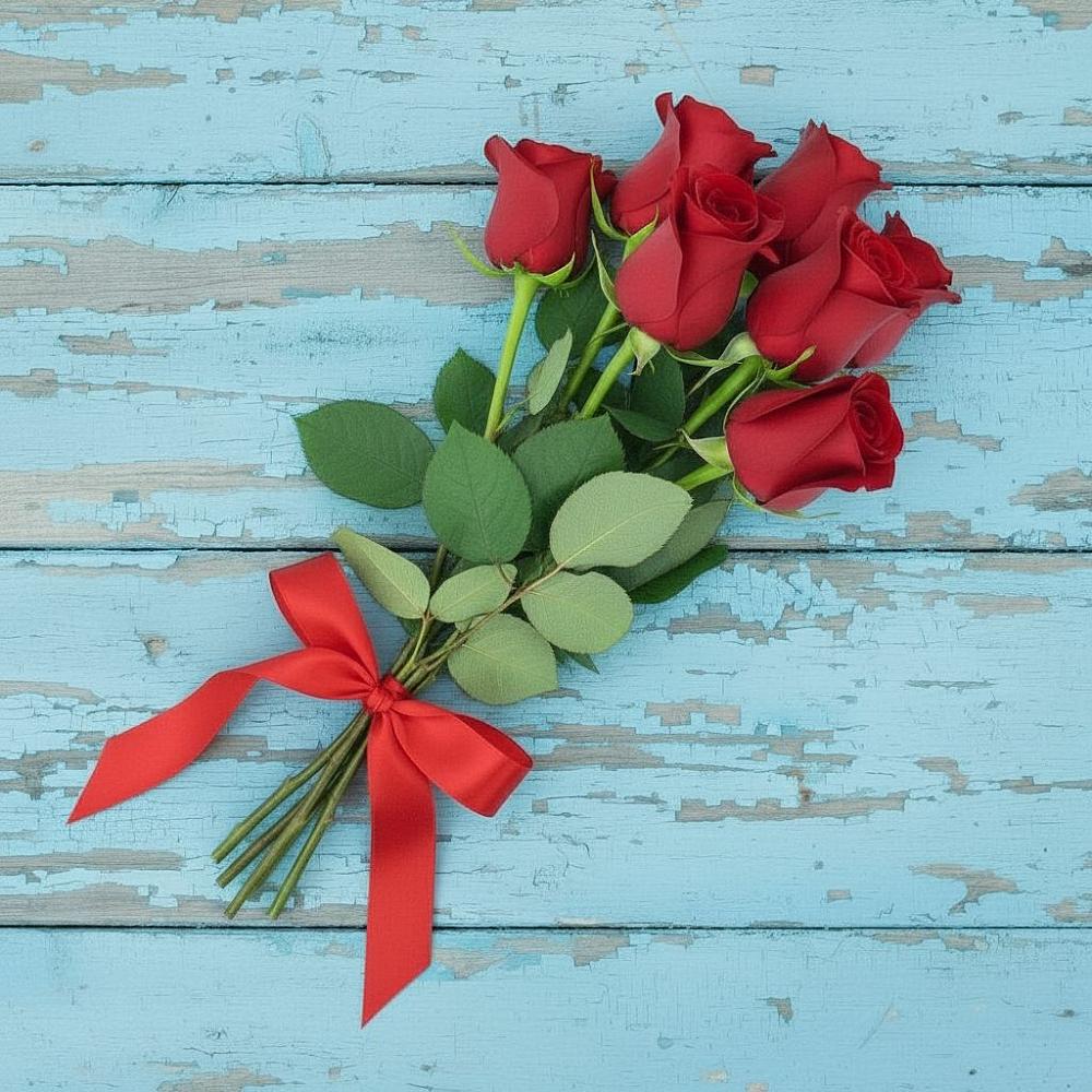 Букет Красные розы в Соколе Вологодской области