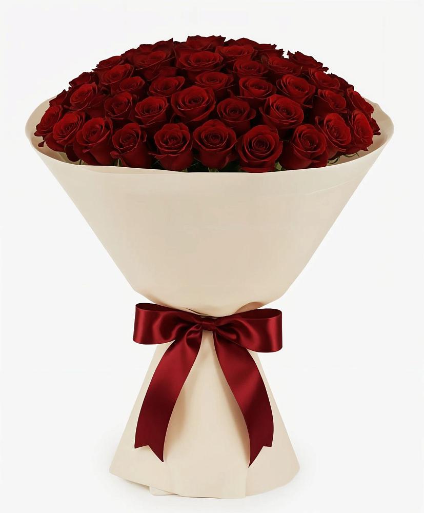 Букет 101 Бордовая роза Блэк Бакарра в Соколе Вологодской области