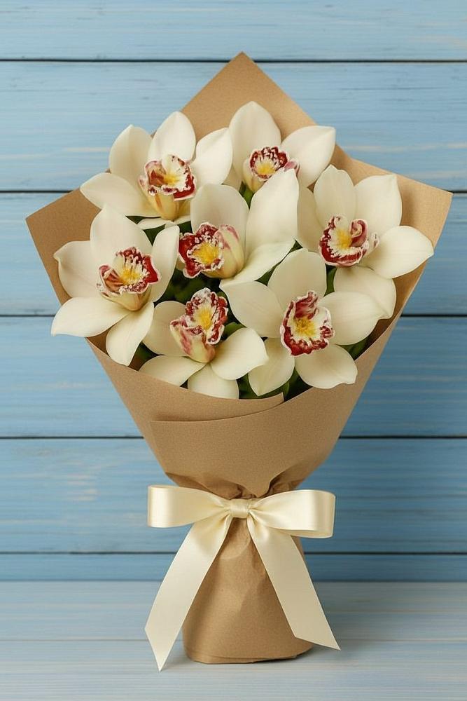 Букет цветов из: Орхидеи и Розы в Соколе Вологодской области