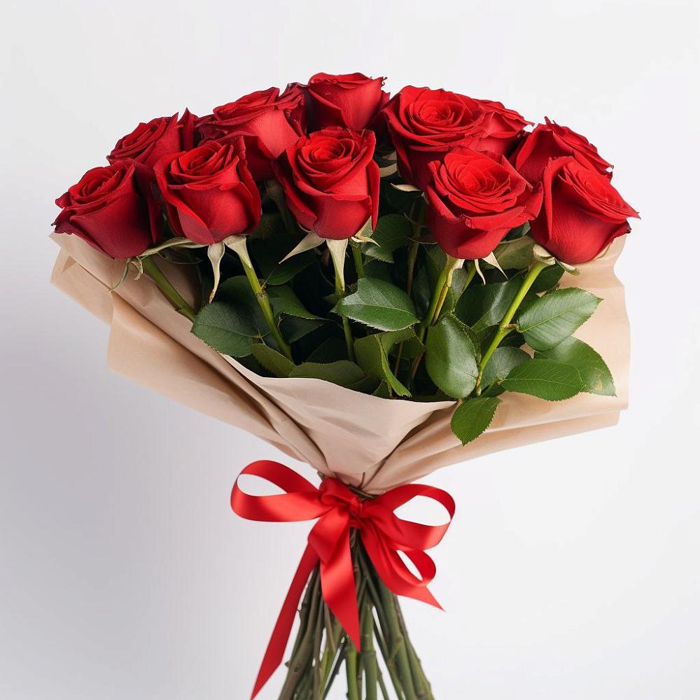Букет 11 Красных роз Эдлесс Лав в Соколе Вологодской области